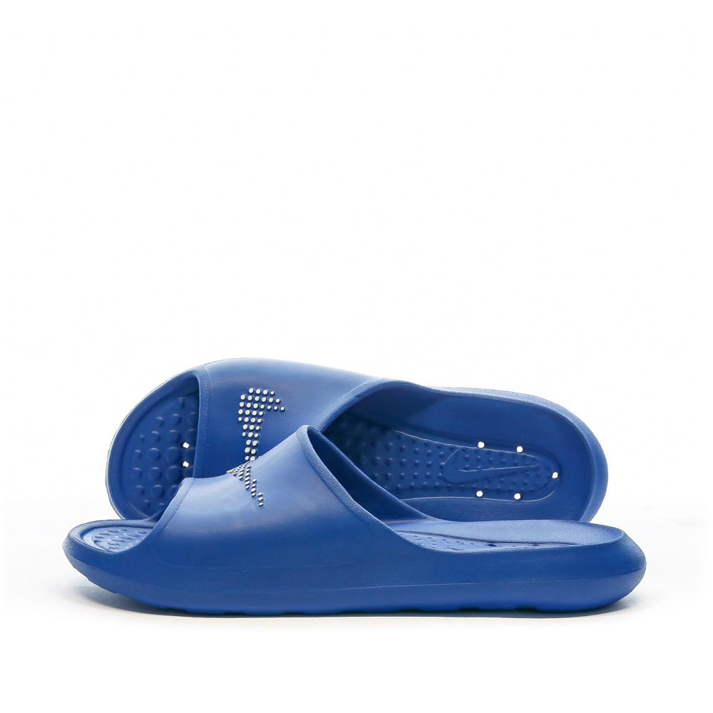 Claquettes Bleues Homme Nike Victori One Shower pas cher