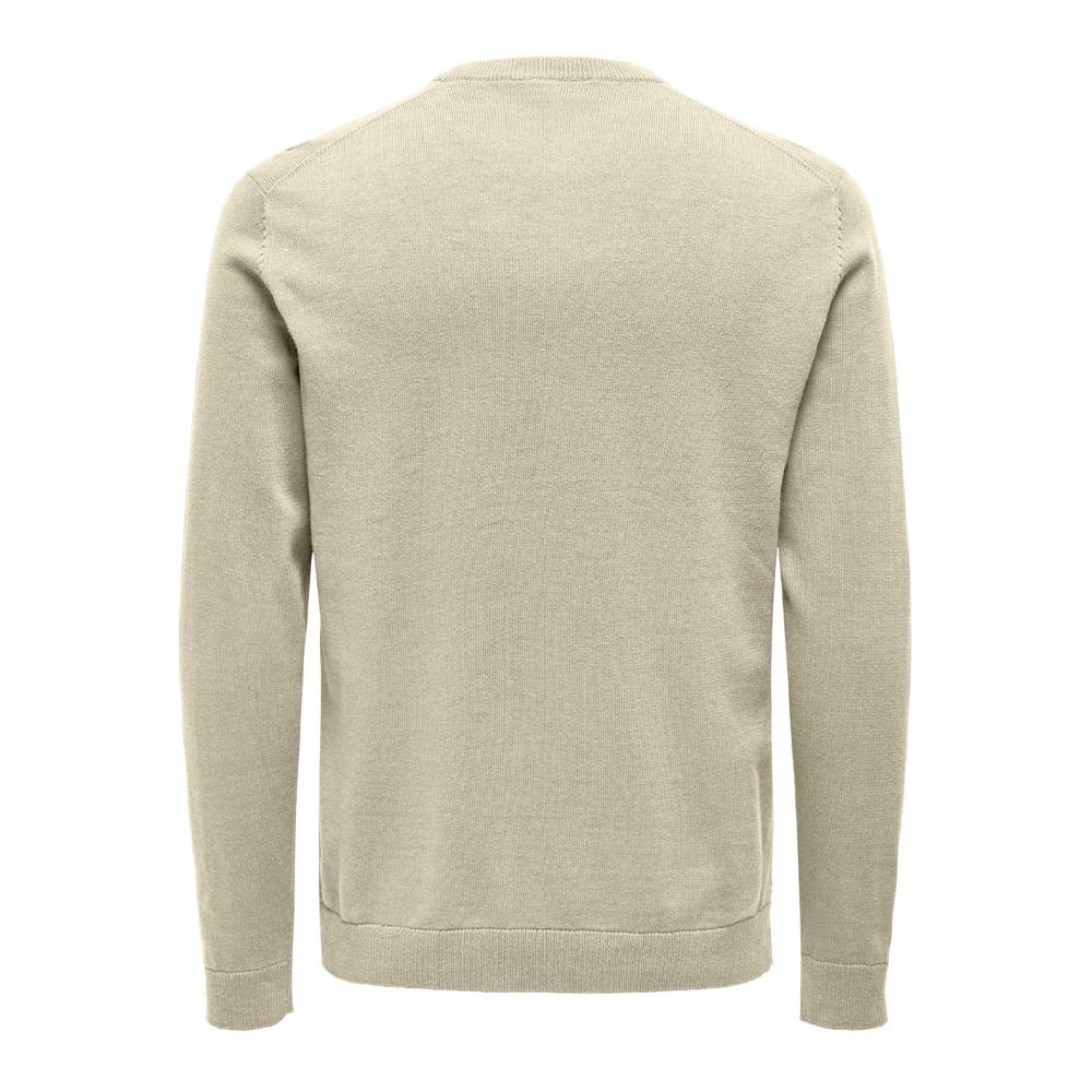 Pull Beige Homme Only & Sons 12Solid vue 2