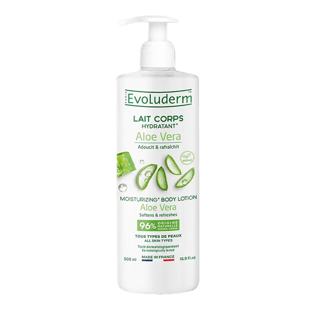 Lait Corps Hydratant Aloe Vera Evoluderm 500ml pas cher