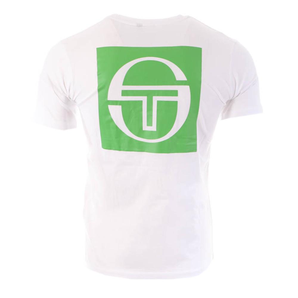 T-shirt Blanc Homme Sergio Tacchini Squared vue 2