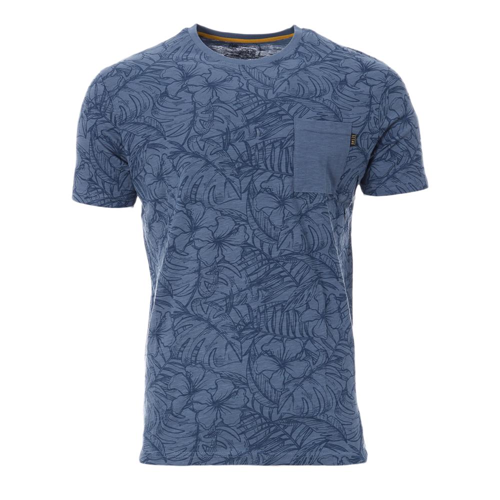 T-shirt Bleu Homme RMS26 Aop pas cher