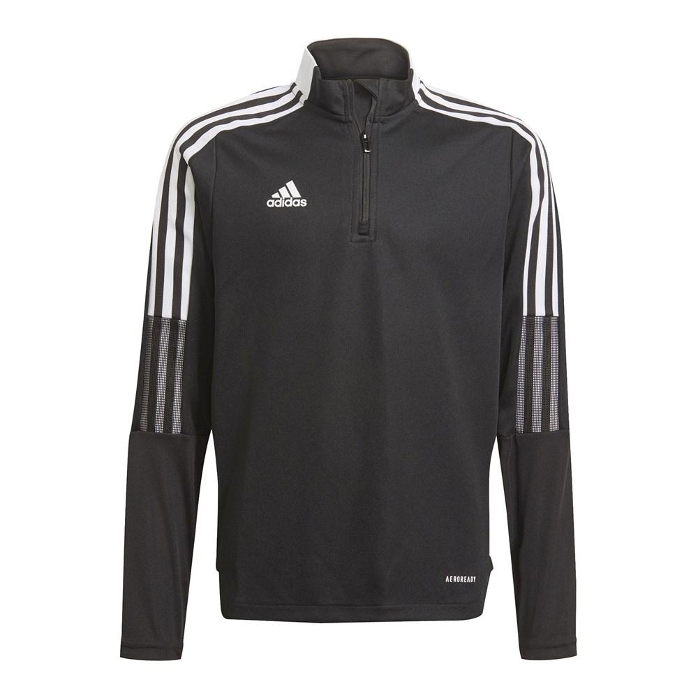 Sweat Noir Garçon Adidas Tiro21 pas cher