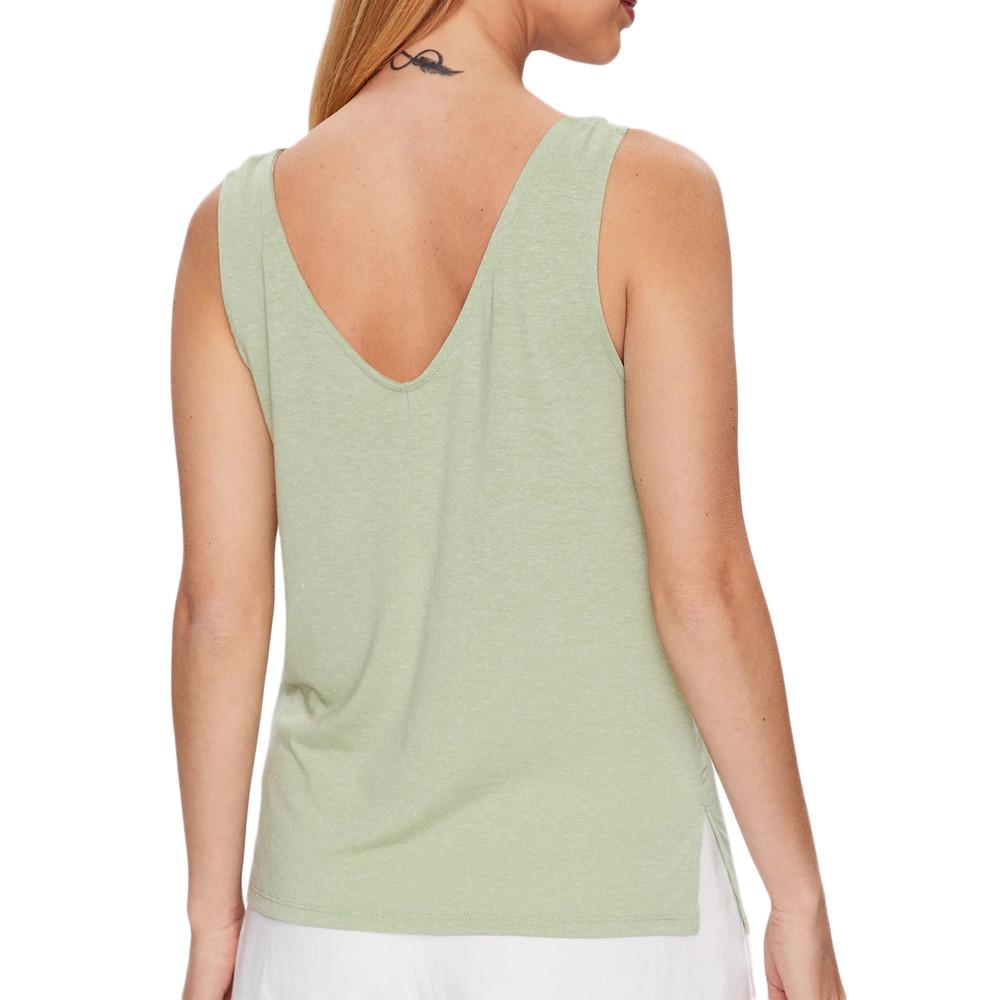 Débardeur Vert clair Femme Vero Moda Marijune vue 2