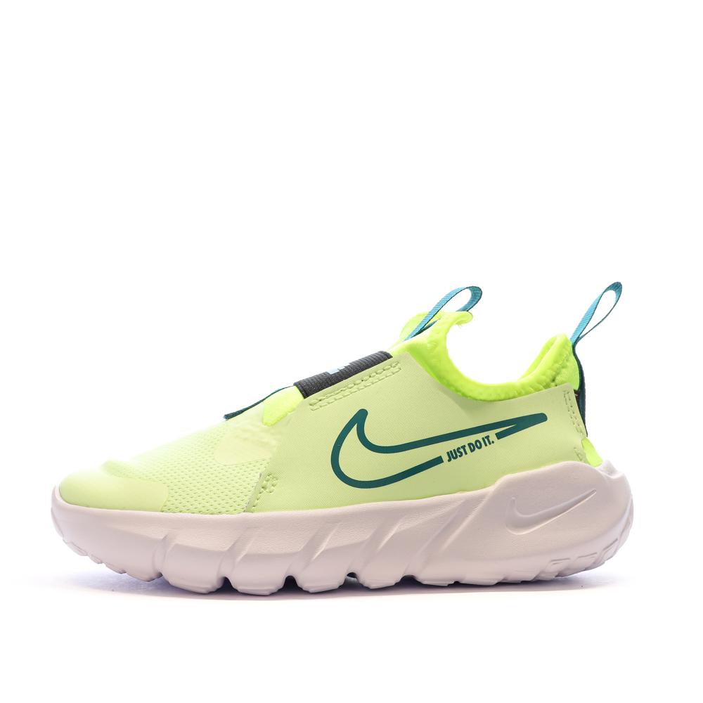 Baskets Jaune fluo Garcon Nike Flex Runner 2