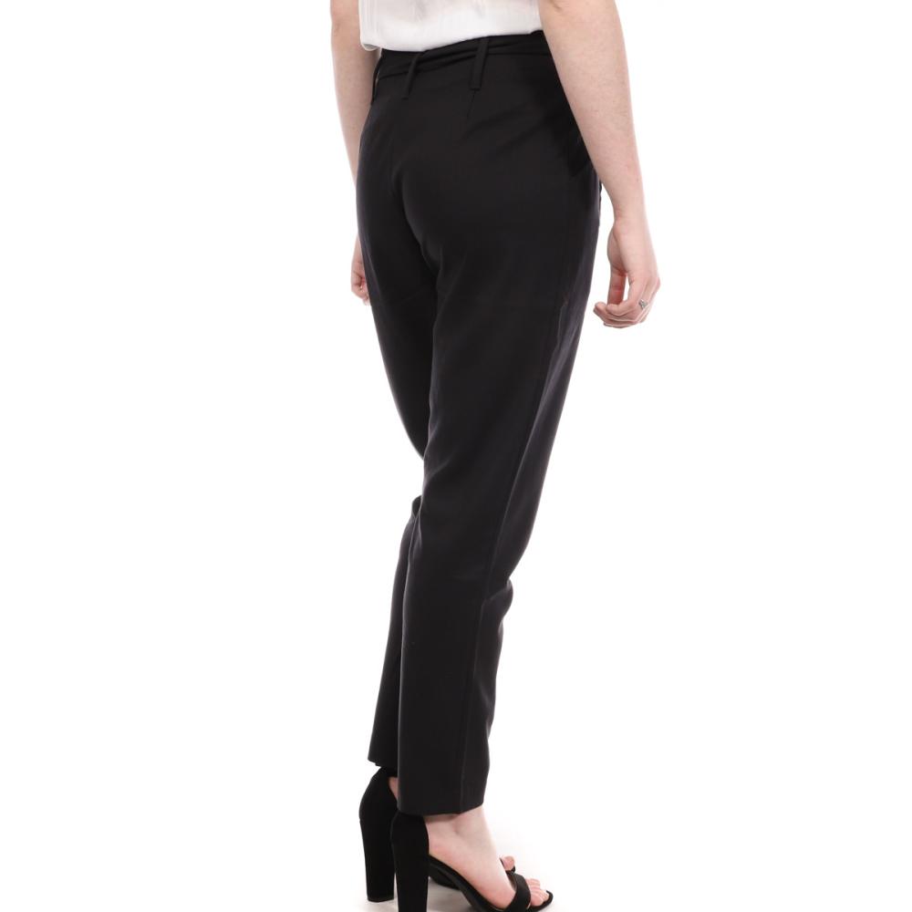 Pantalon Fluide Noir Femme Teddy Smith Paquito vue 2