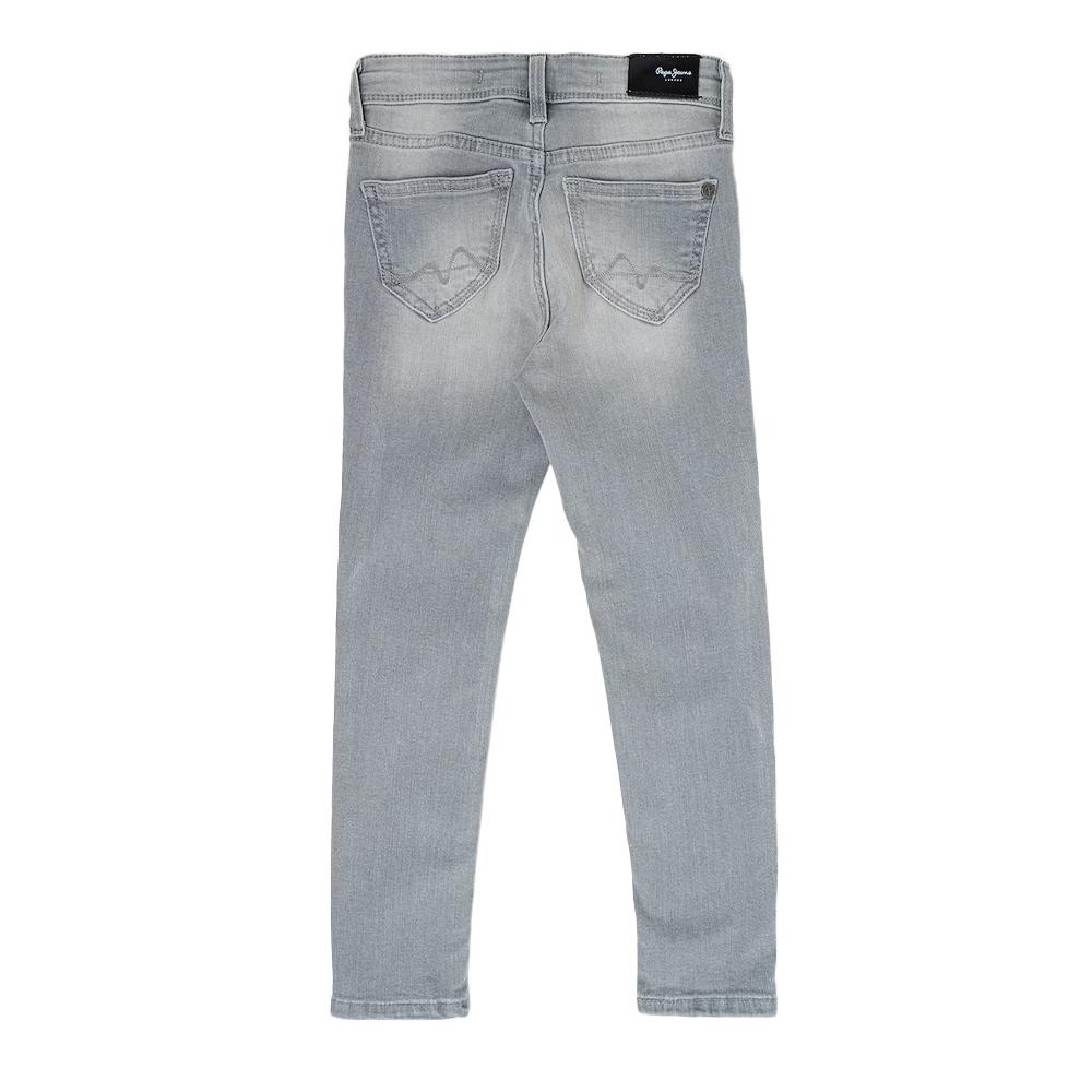 Jean Slim Gris Fille Pepe Jeans Pixlette High vue 2