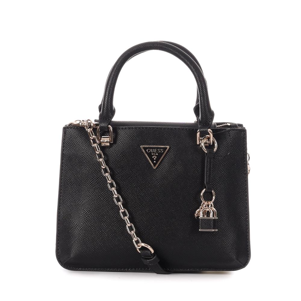 Sac à Bandoulière Noir Femme Guess Nelka pas cher