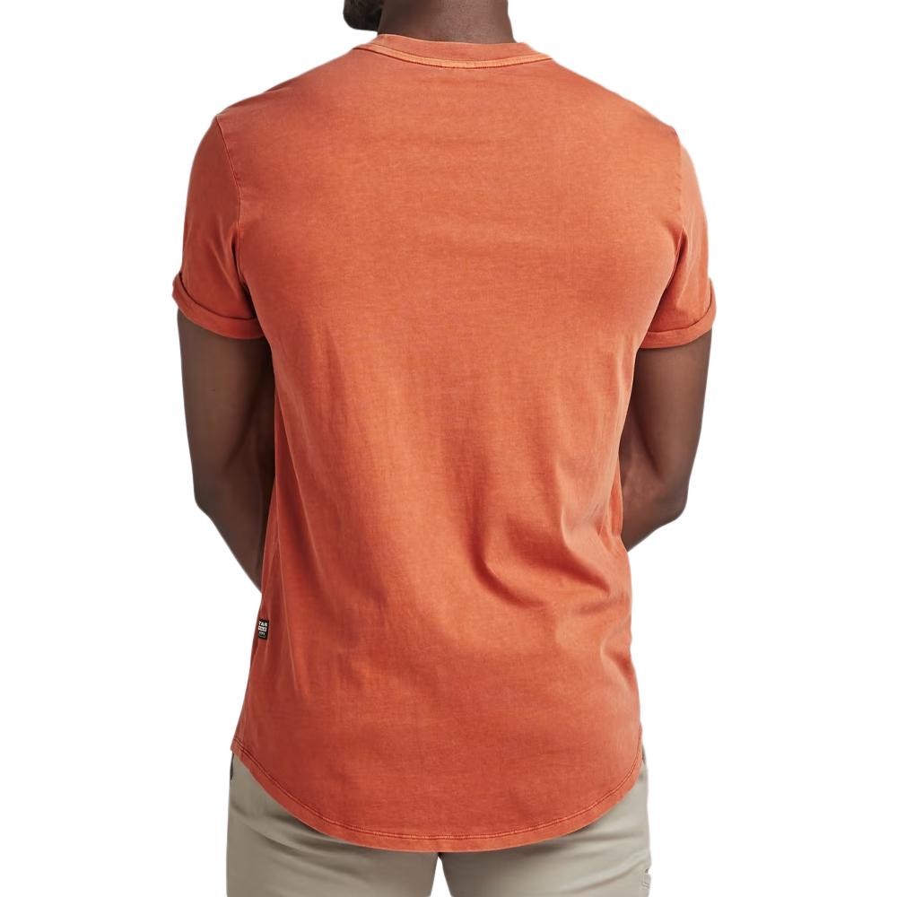 T-shirt Orange G-Star Raw Homme Lash D16396 vue 2