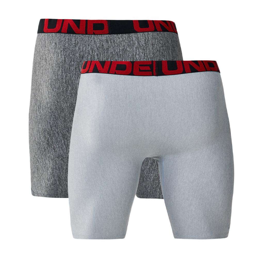 X2 Boxers Gris Homme Under Armour 136362 vue 2