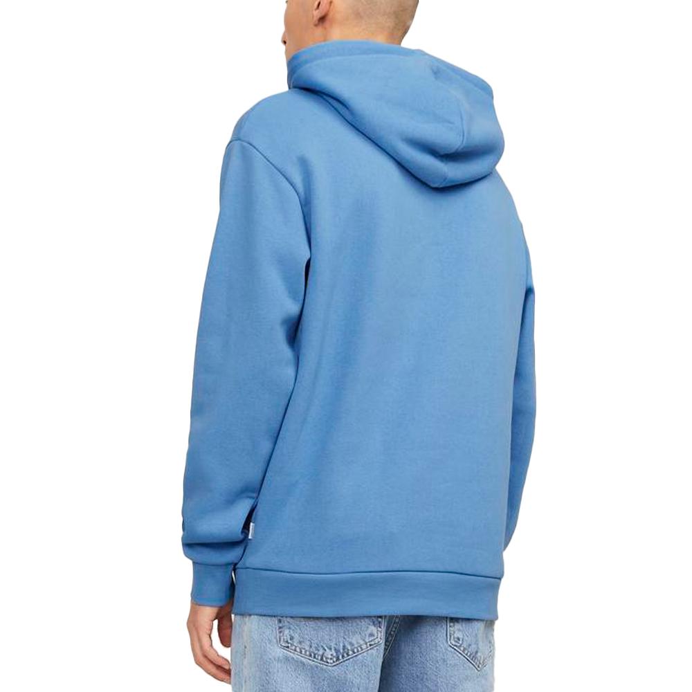 Sweat à Capuche Bleu Homme Jack & Jones Bradley Hood vue 2