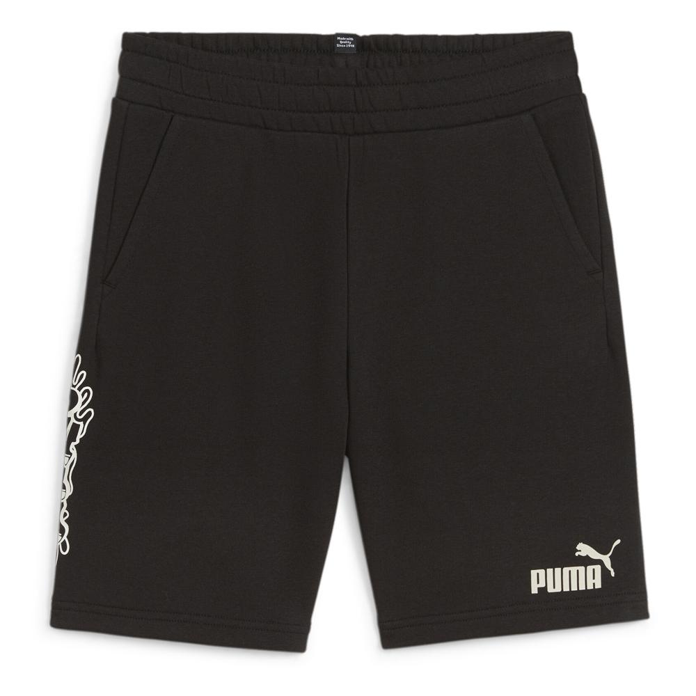 Short Noir Garçon Puma Ess+ Mid 90s pas cher