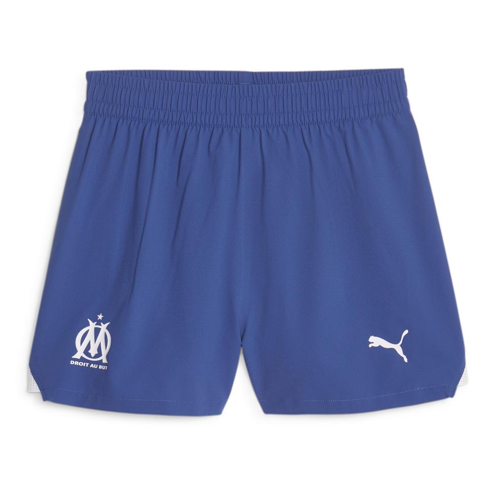 OM Short Bleu Femme Puma pas cher