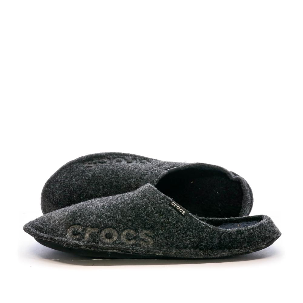 Chaussons Crocs Noir Mixte Baya Slipper pas cher