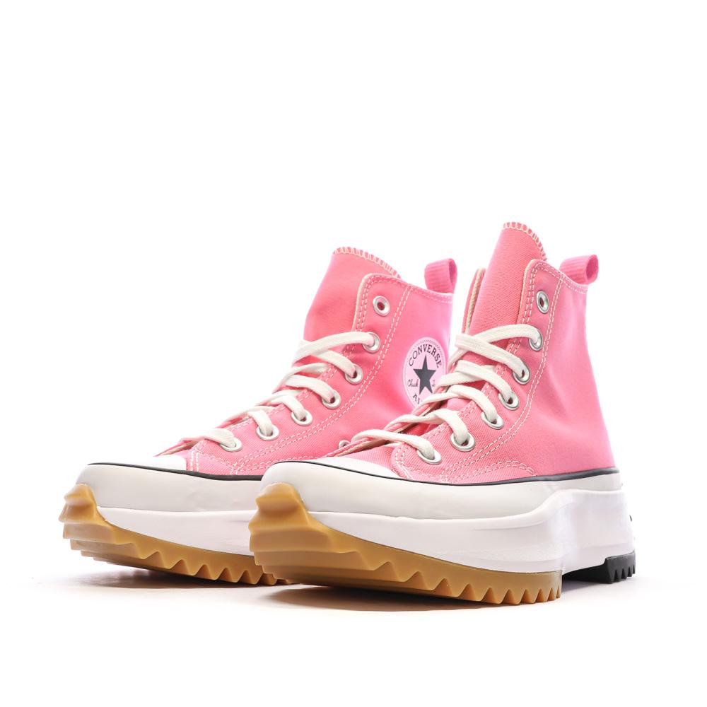 Baskets Roses Femme Converse Run Star Hike vue 6