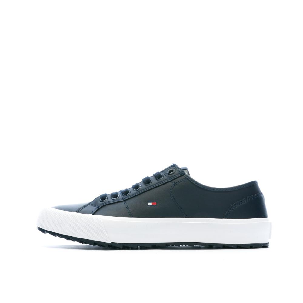 Baskets Marine Homme Tommy Hilfiger Cleated pas cher