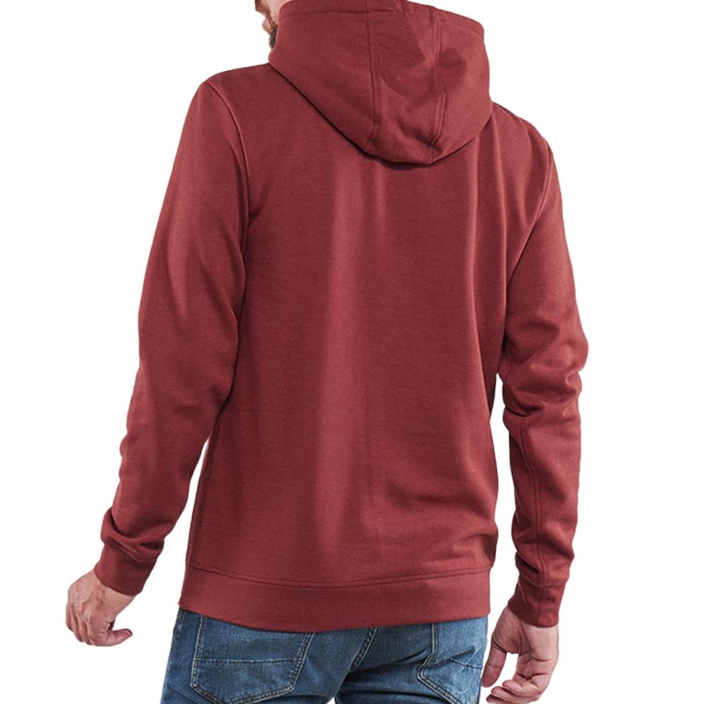 Sweat Rouge Homme Teddy Smith Hoody vue 2