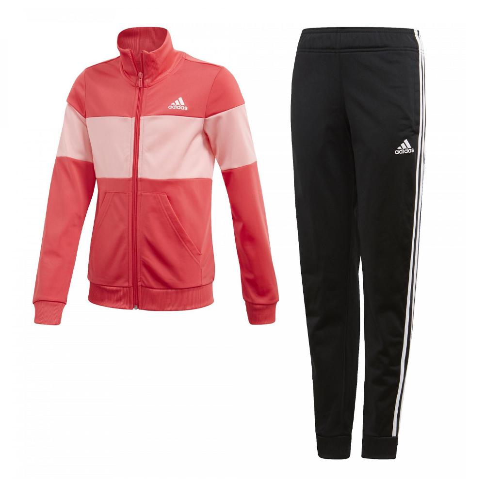 Survetement noir et rose adidas on sale