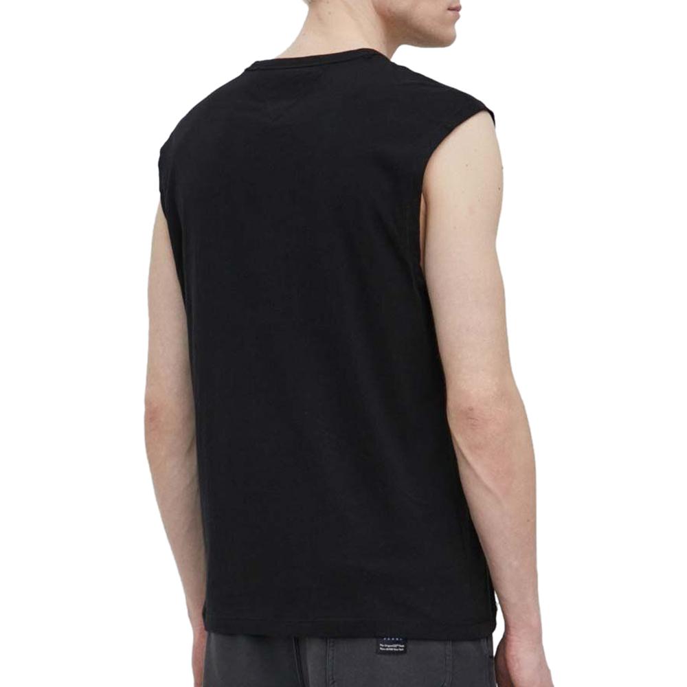 Débardeur Noir Homme Tommy Hilfiger Tank Top vue 2