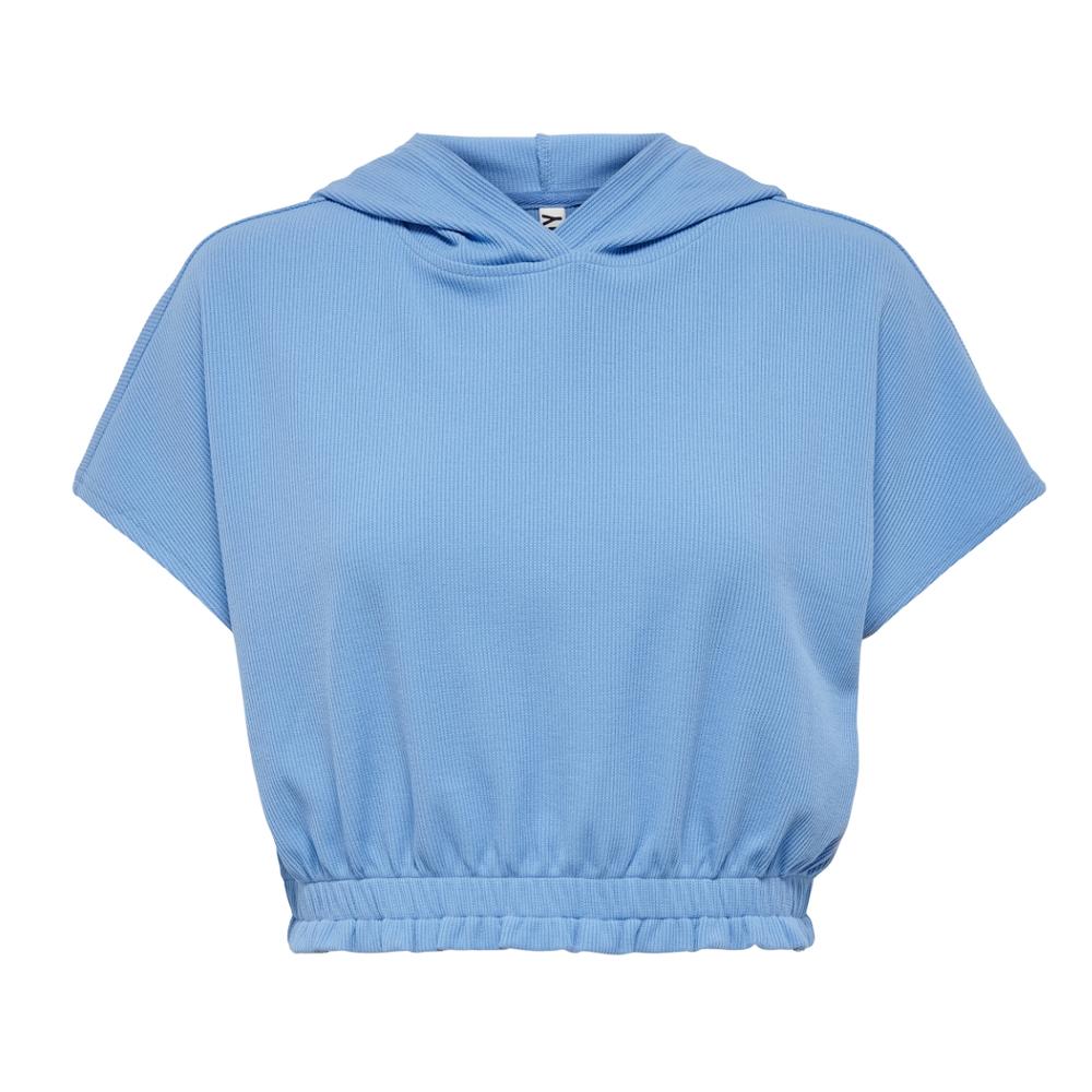 Sweat à Capuche Bleu Femme JDY Shine pas cher