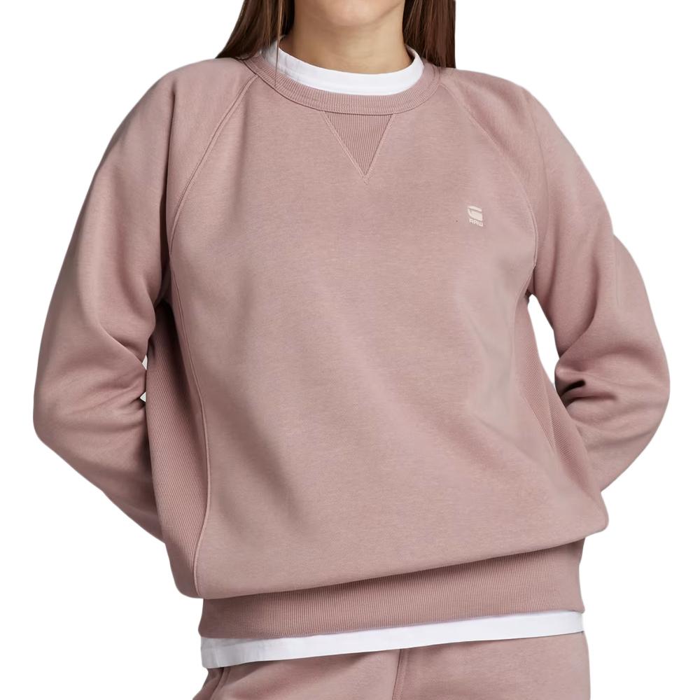 Sweat Rose Femme G-Star Raw Premium Core 2.0 pas cher