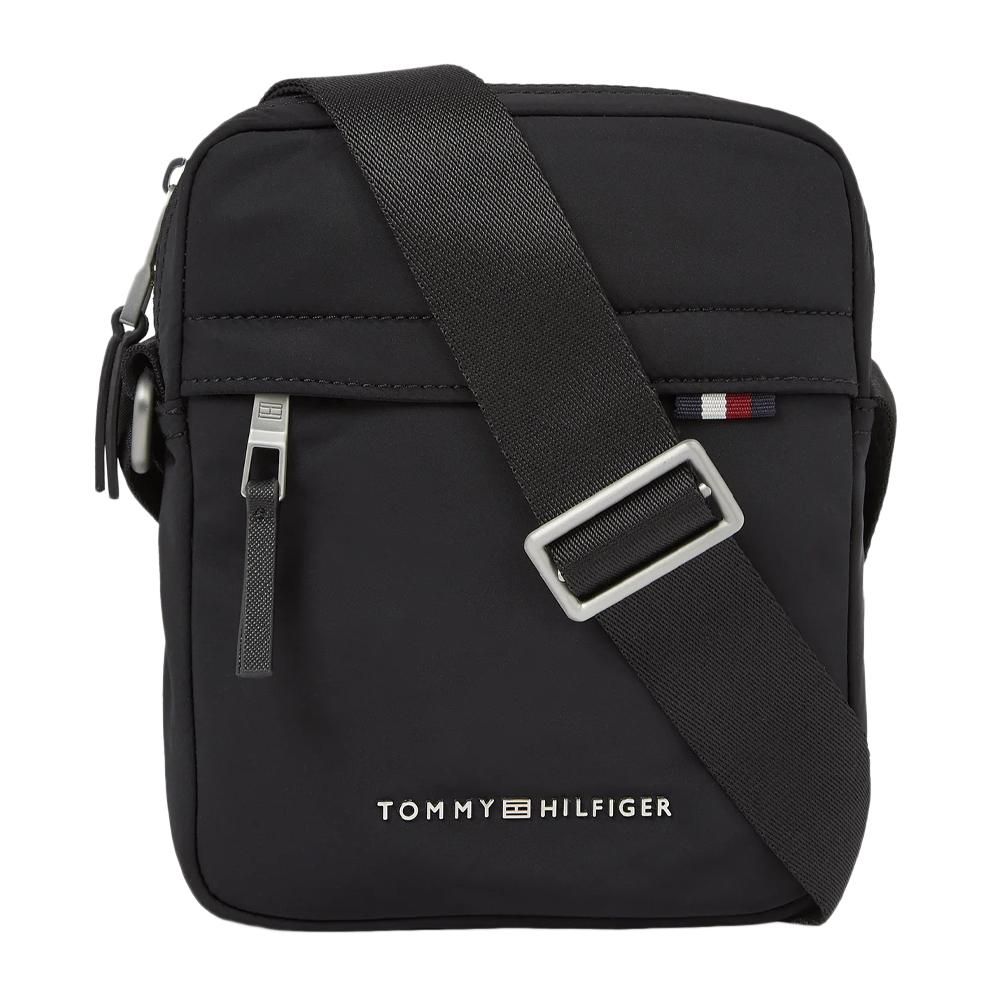 Sacoche Noir Tommy Hilfiger Th Signature Mini pas cher