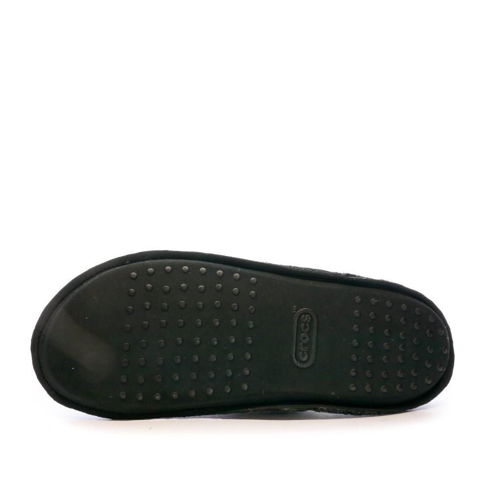 Chaussons Crocs Noir Mixte Baya Slipper vue 2