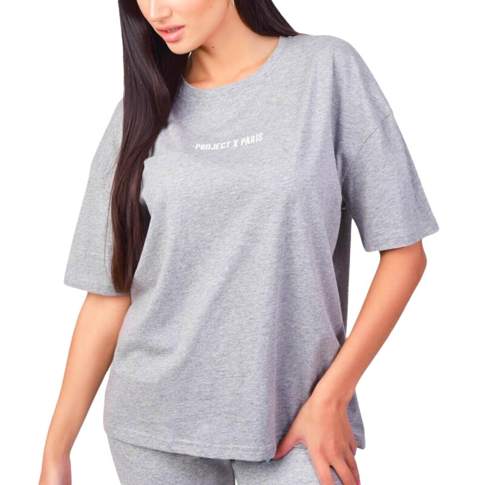 T-shirt Gris Femme Project X Paris F211083 pas cher