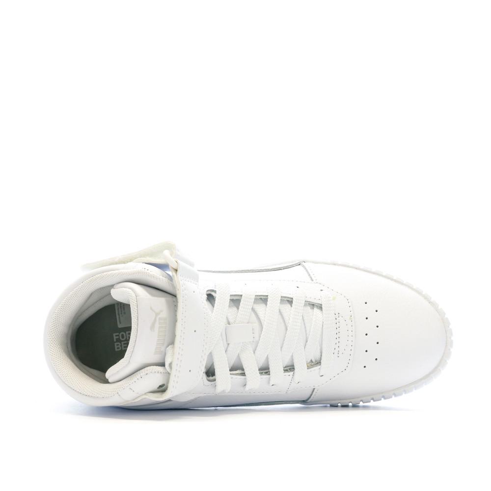 Baskets Blanches Femme Puma Carina 2 vue 4