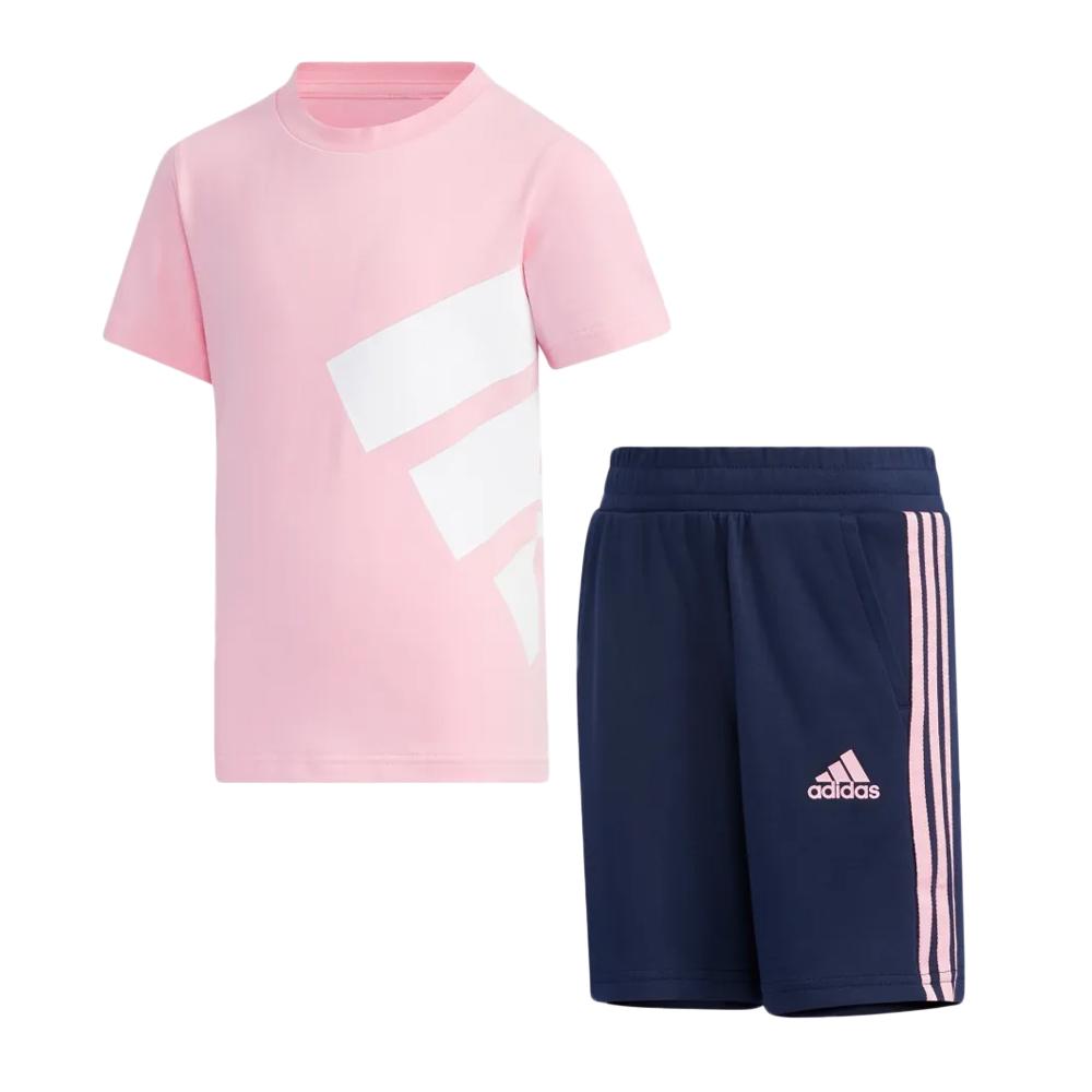 Ensemble Marine/Rose Garçon Adidas GP0388 pas cher