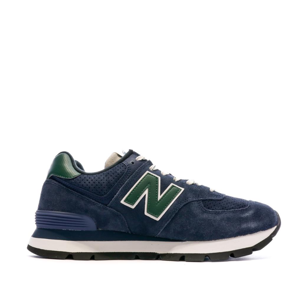 ML574 Baskets Marine/Vert Homme New Balance vue 2