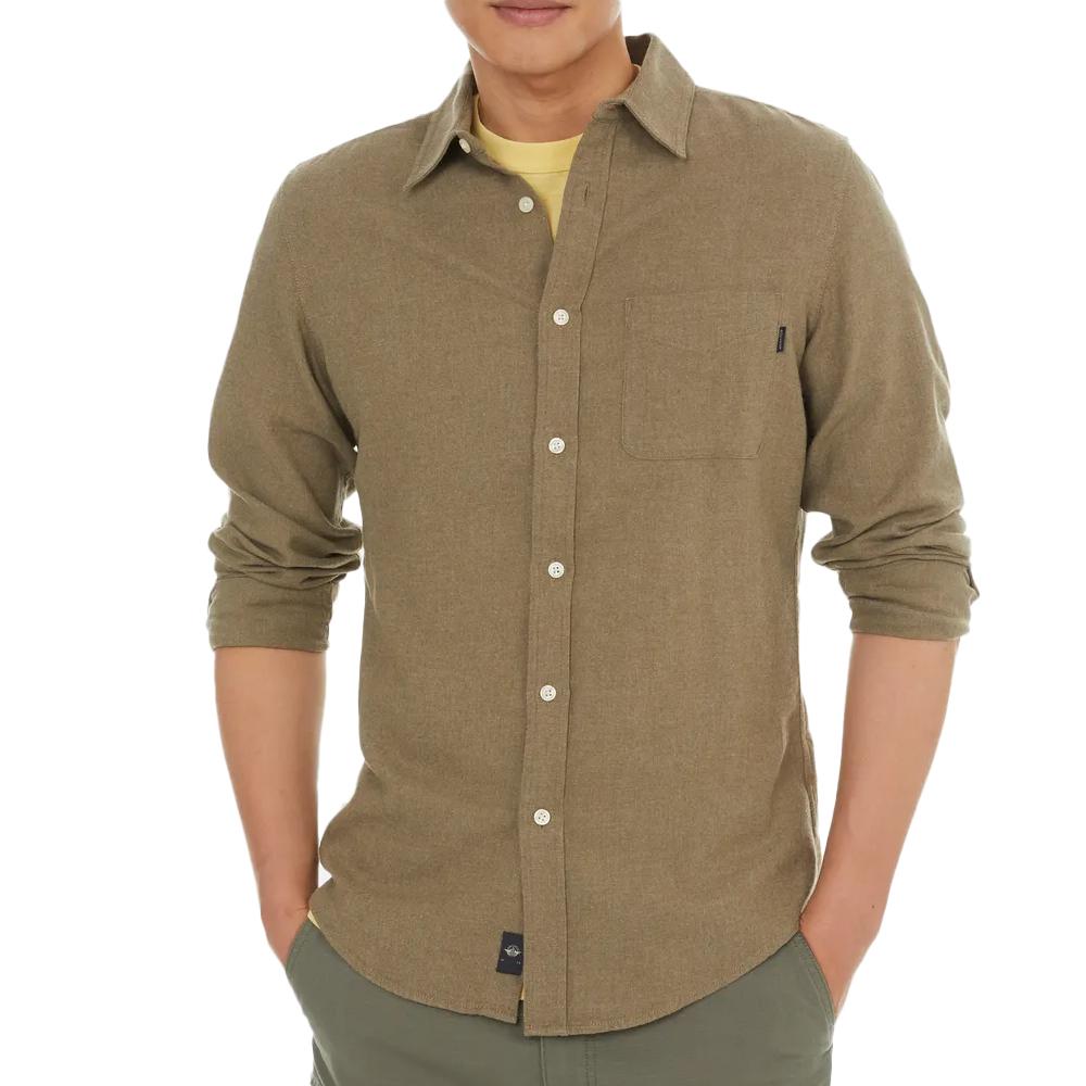 Chemise Marron Homme Dockers Woven pas cher