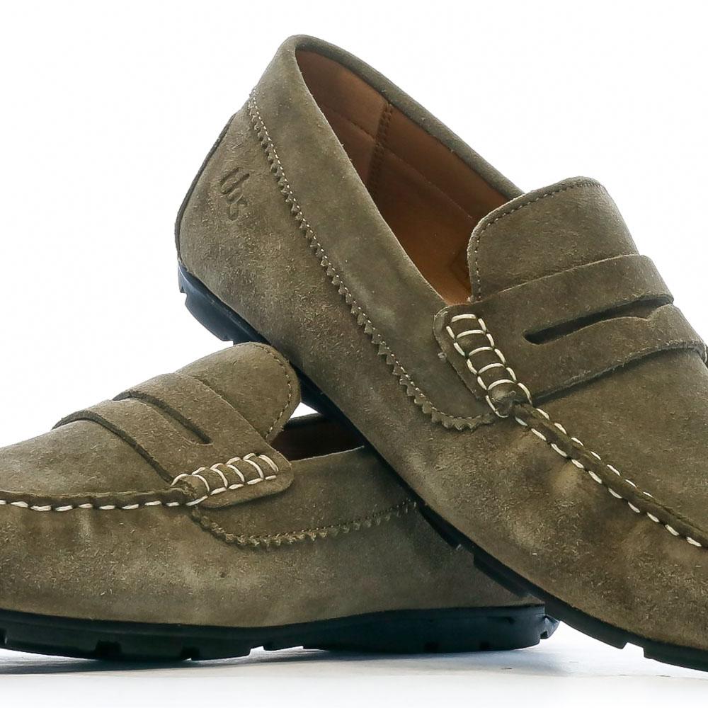 Mocassins Kaki Homme TBS SAILHAN vue 7