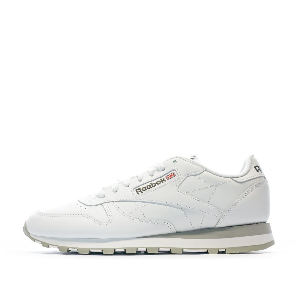 Baskets Blanches Homme Reebok Classic Leather pas cher