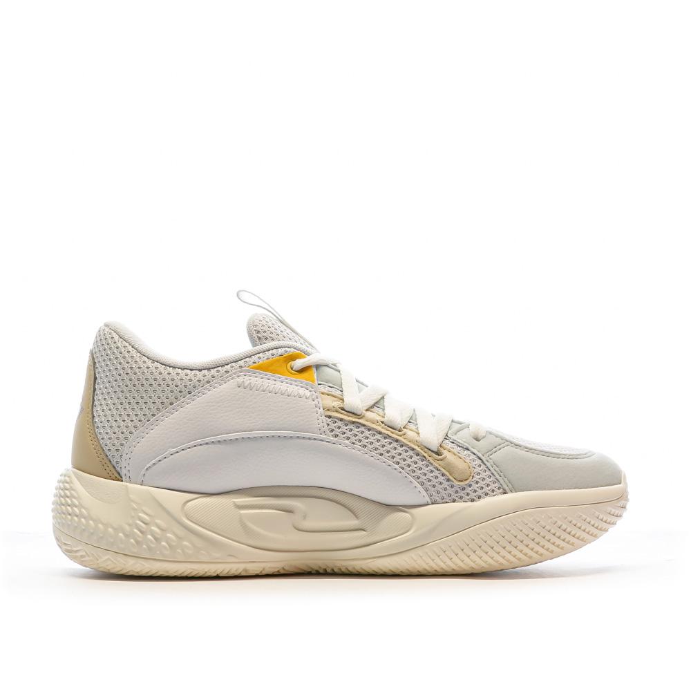 Chaussures de Basket Homme Blanc Puma Court Rider vue 2