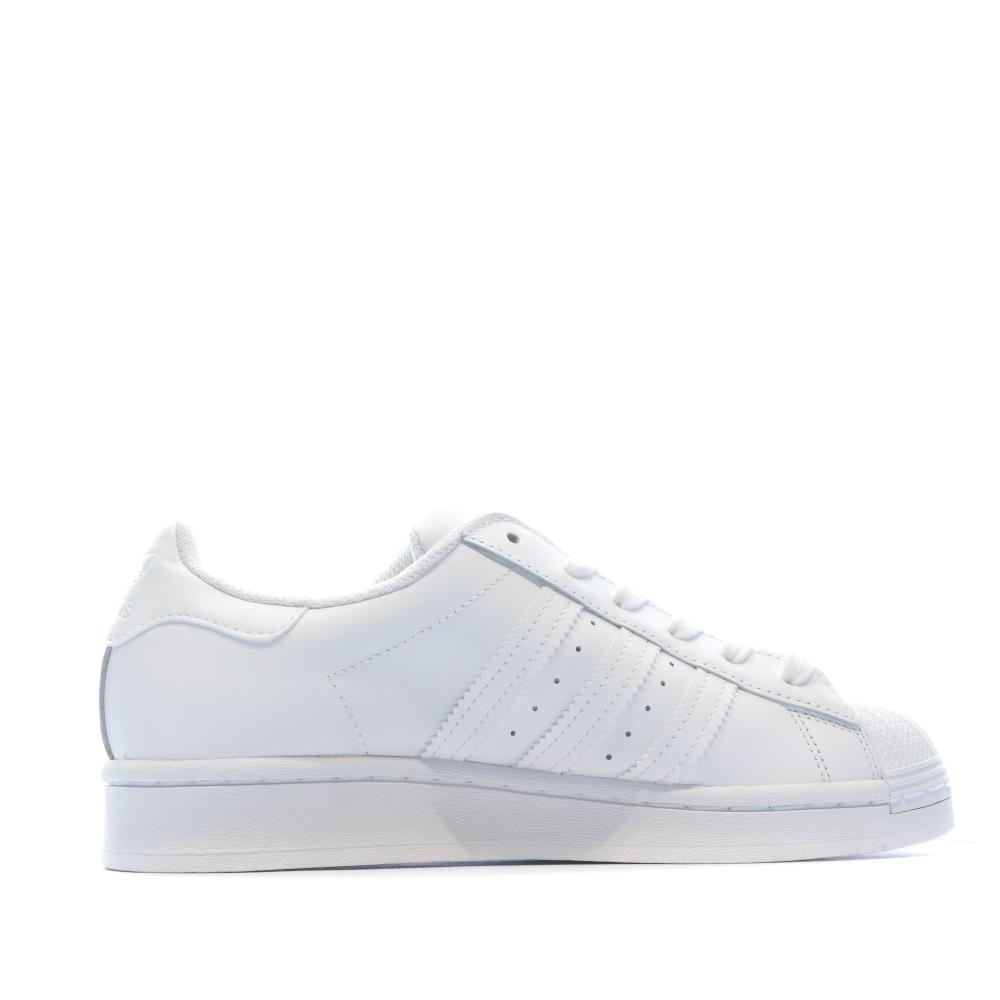 SUPERSTAR J Baskets Blanches Garçon/Fille Adidas vue 2