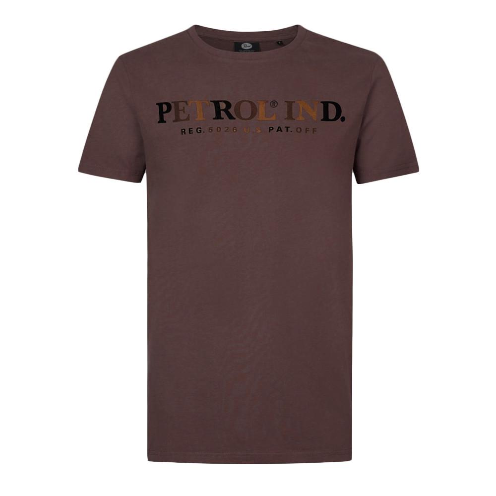 T-shirt Marron Homme Petrol Industries Classic pas cher