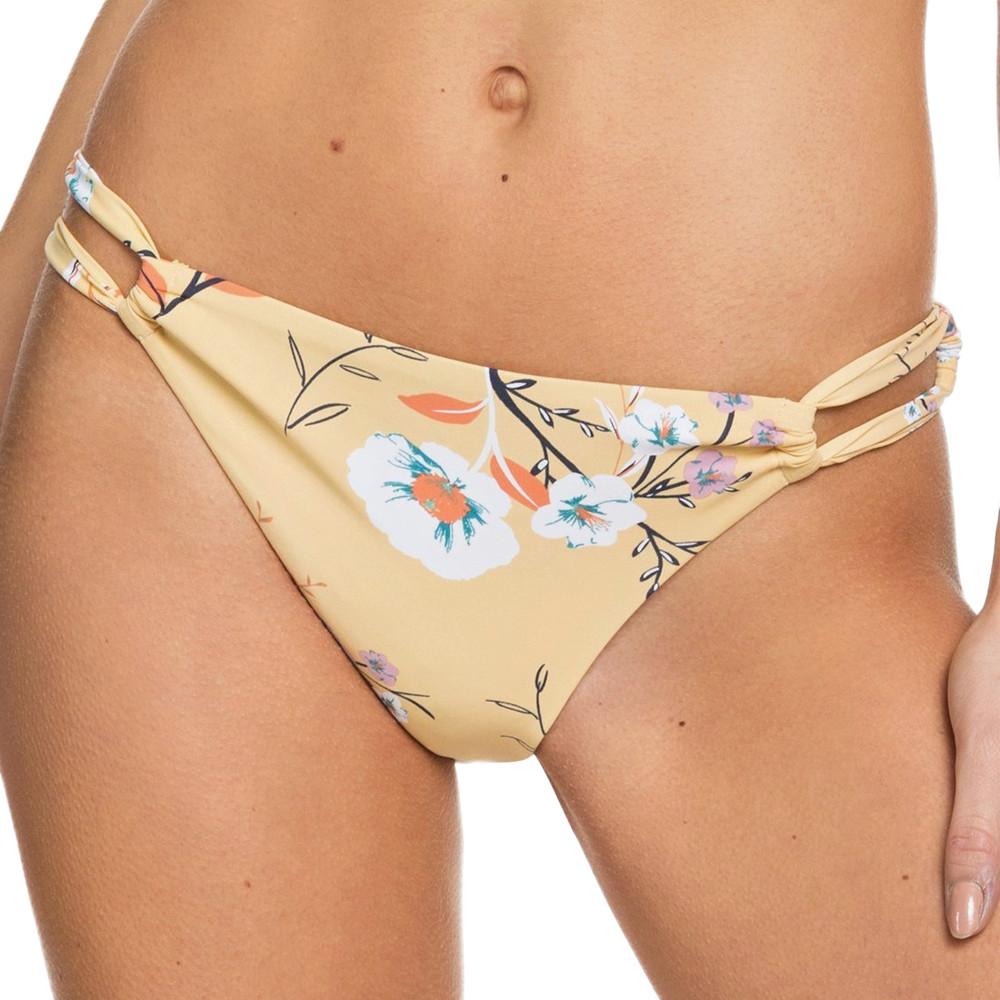 Bas de Bikini Jaune/Fleurs Femme Roxy Lahaina Bay pas cher