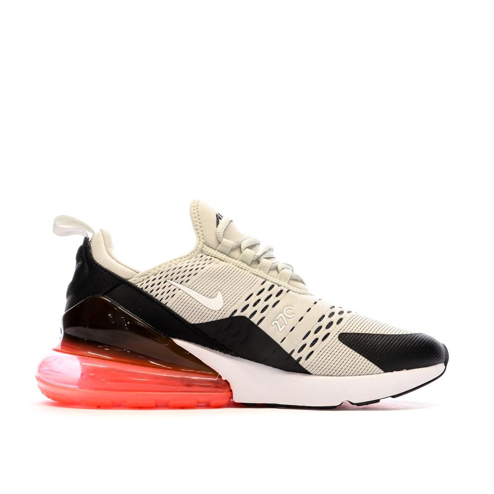 Baskets Écru/Rose Homme Nike Air Max 270 vue 2