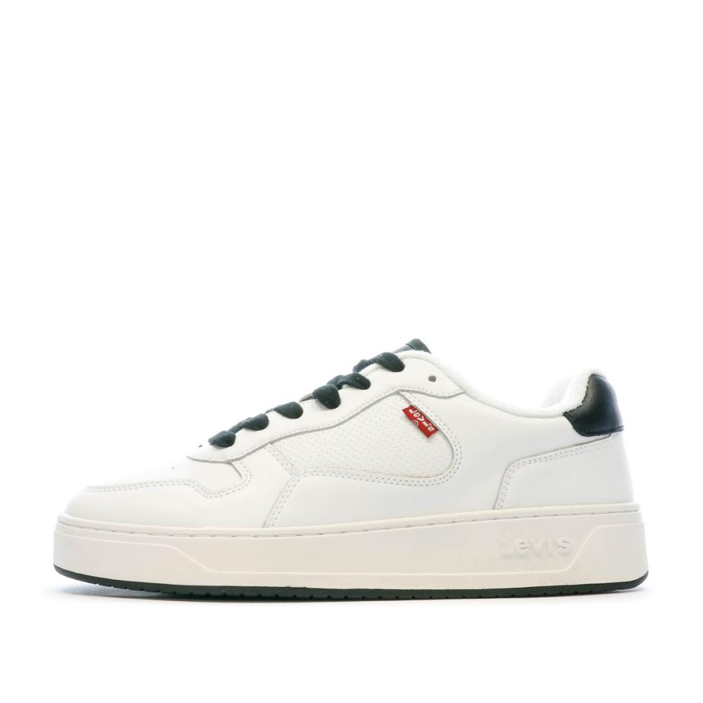 Baskets Blanches Homme Levi's Glide pas cher