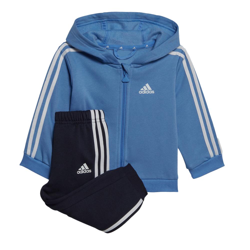 Survêtement Bleu Garçon Adidas 3s Fz Fl pas cher