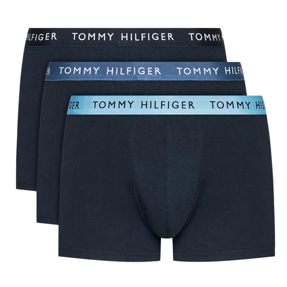 X3 Boxers Marine/Bleu Clair Homme Tommy Hilfiger UM0UM02324 pas cher