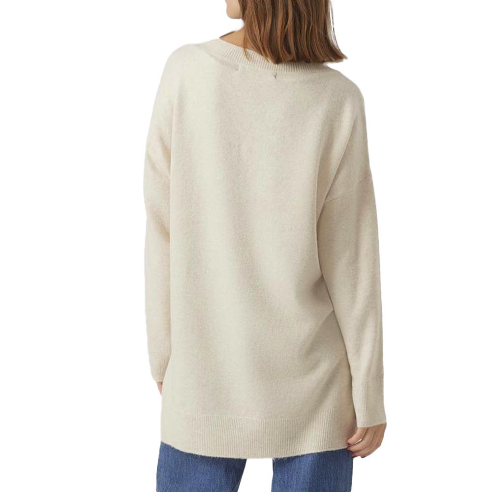 Pull Beige Femme Vero Moda Doffy 10290710 vue 2