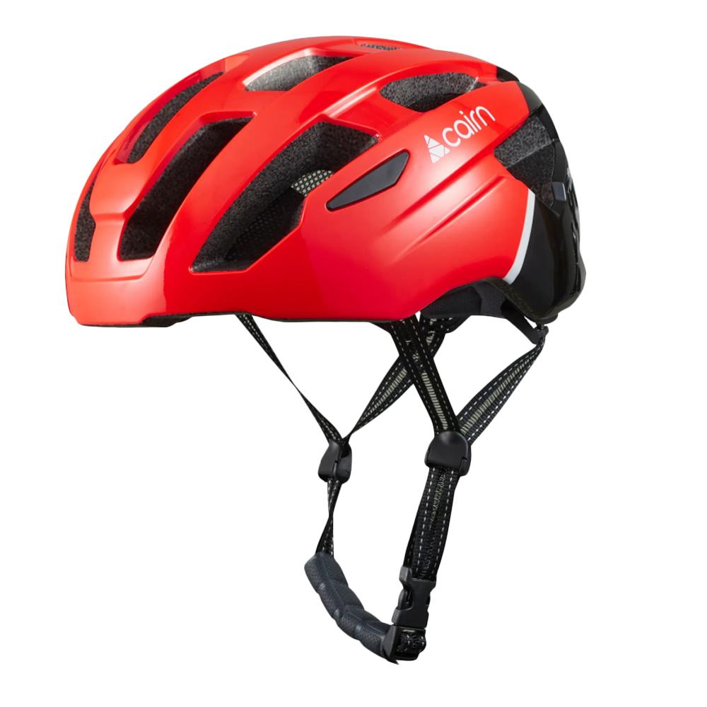 Casque de Vélo Adulte Noir/Rouge Cairn Prism II pas cher