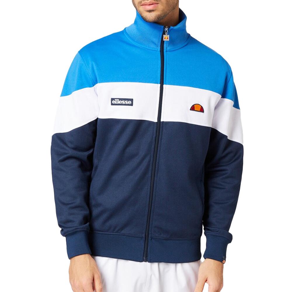 Veste Bleu/Blanc/Marine Homme Ellesse Caprini pas cher