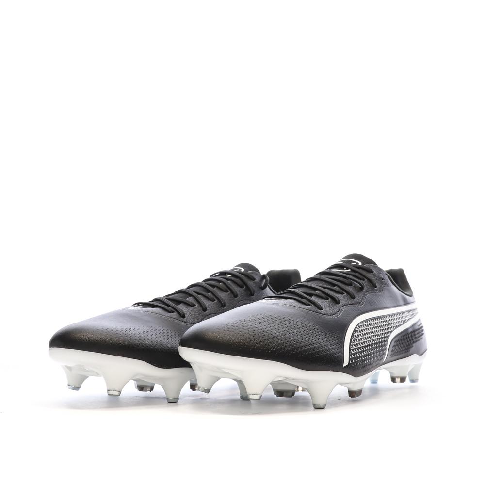 Chaussures de football Noires Homme Puma King Pro vue 6