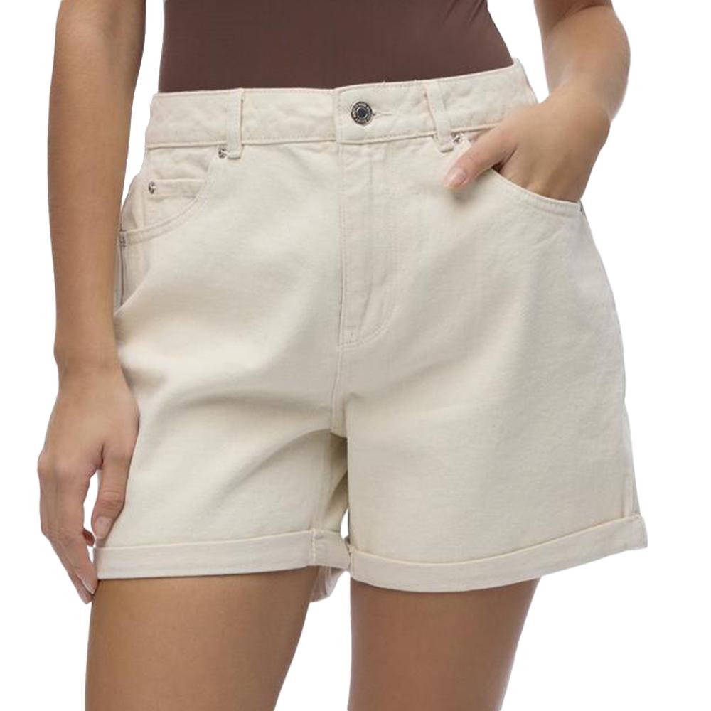 Short Écru Femme Vero Moda Zuri pas cher