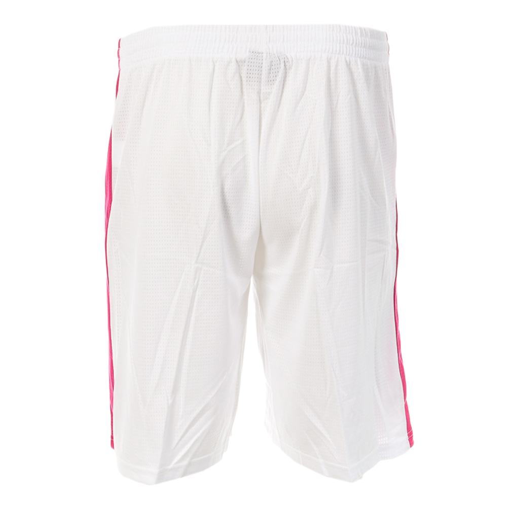 Short basketball Blanc/Rose Homme Sport Zone Miami vue 2