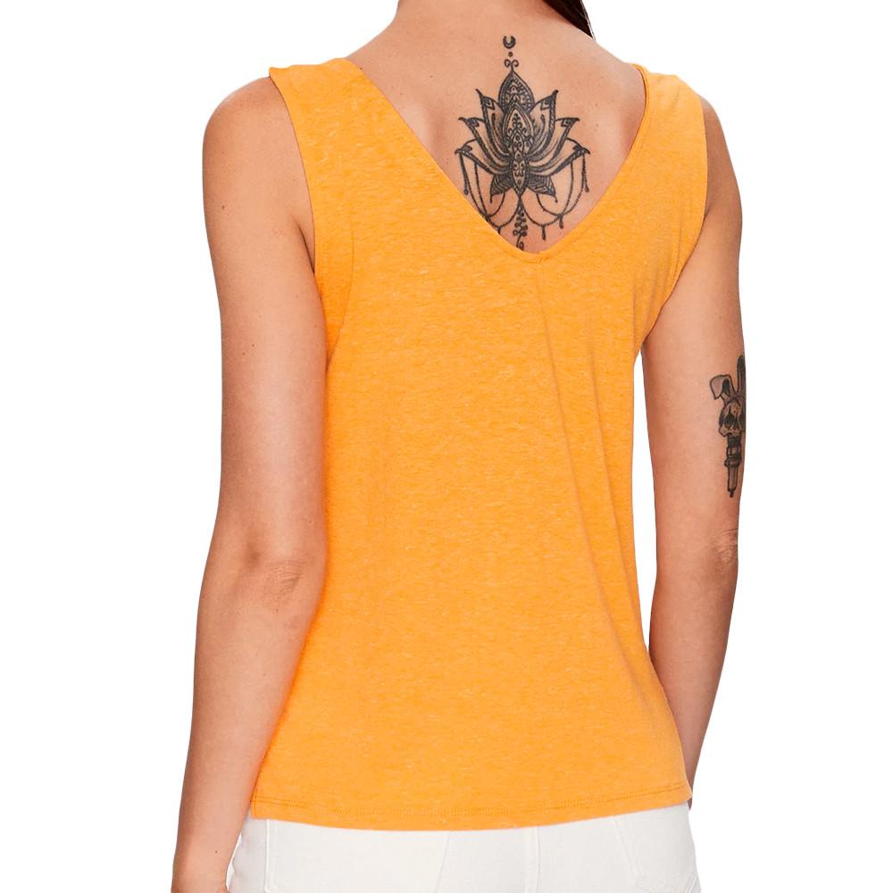 Débardeur Orange Femme Vero Moda Marijune vue 2