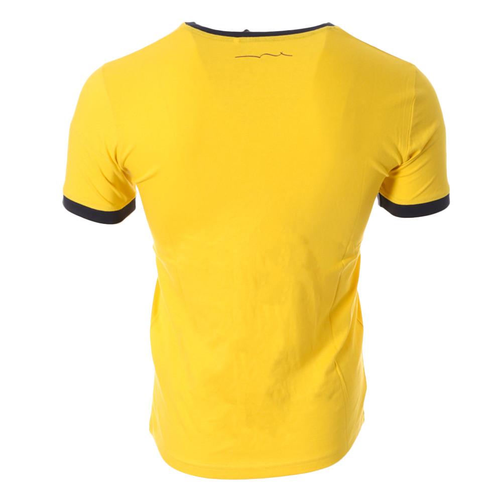 T-shirt Jaune homme Teddy Smith ticlass 3 vue 2