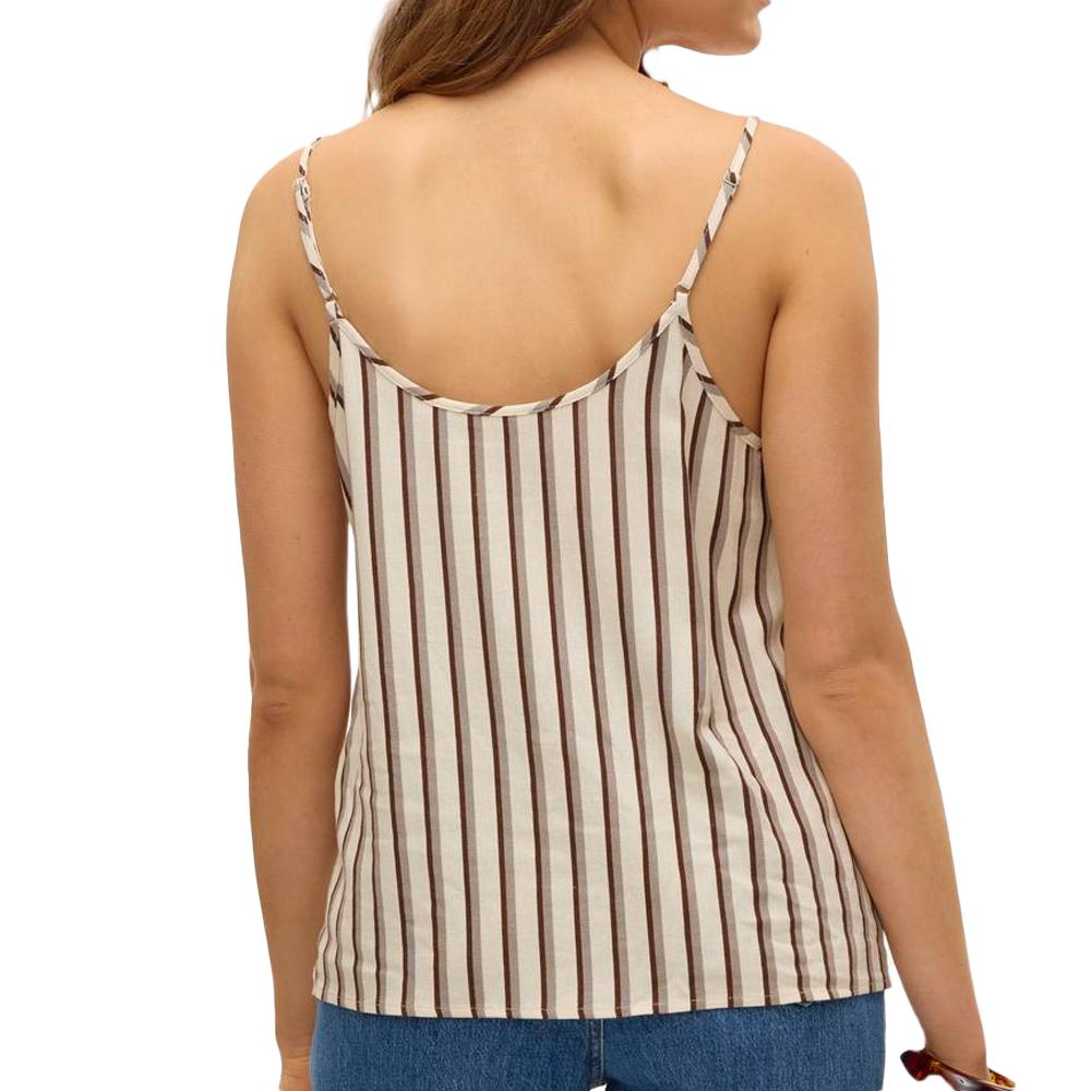 Top Beige/Marron Femme Vero Moda Singlet vue 2